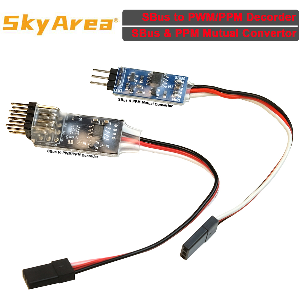 Frsky Receiver Module - Skyrea-SBUS pppm PWM Decorder وحدة تحويل
