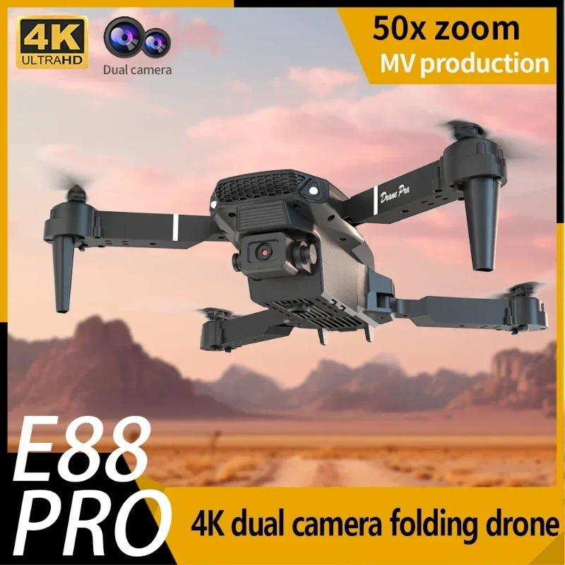 Rc Drone E88 - طائرة بدون طيار صغيرة E88 بكاميرا