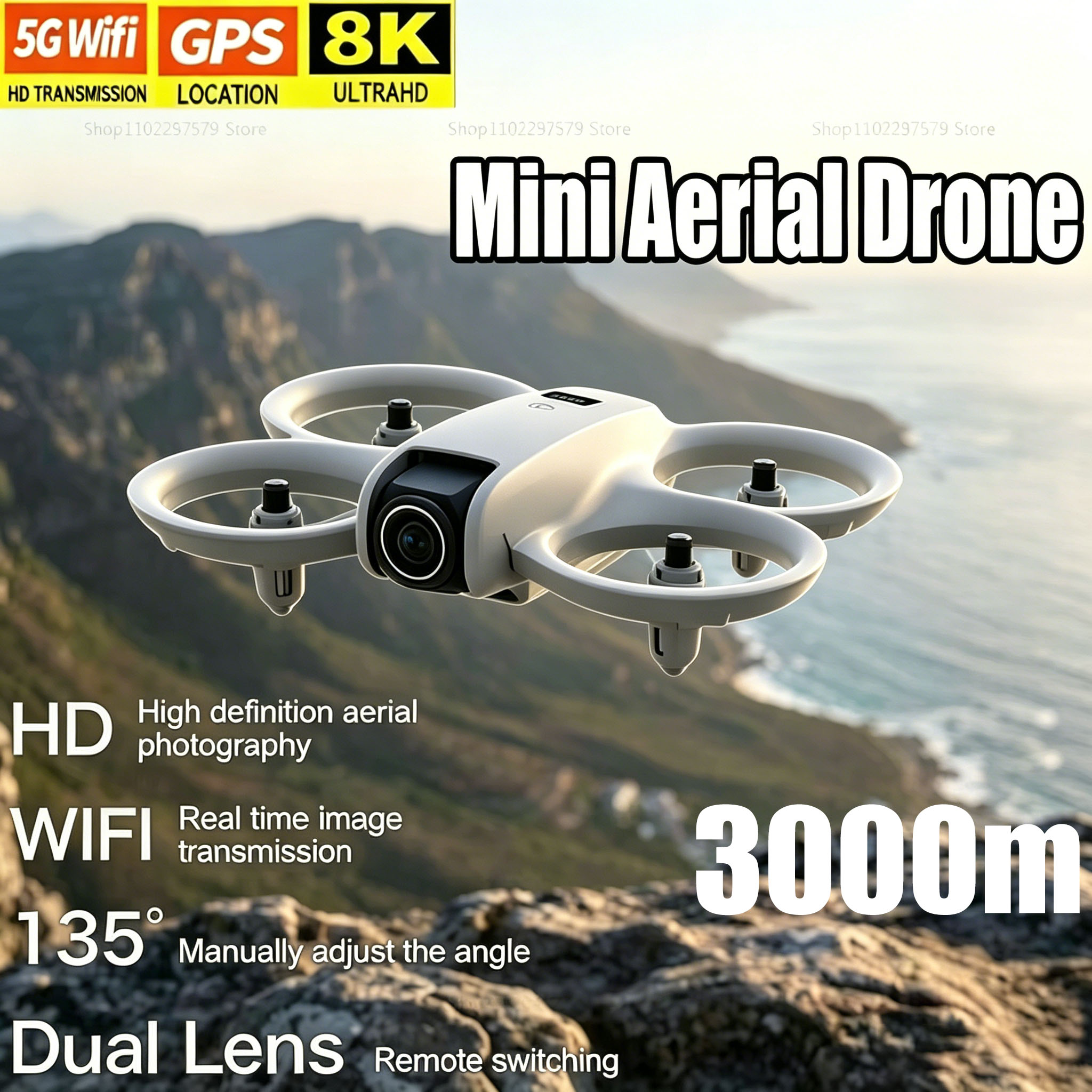 Drone Rc Foldable - طائرة بدون طيار صغيرة مع كاميرا