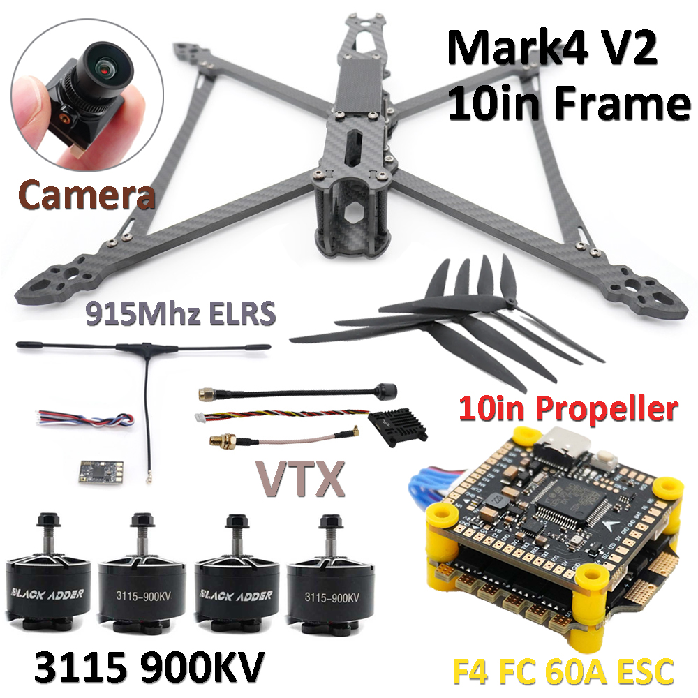 Esc 4In1 Brushless - Mark4 V2 10in الإطار كومبو مجموعة