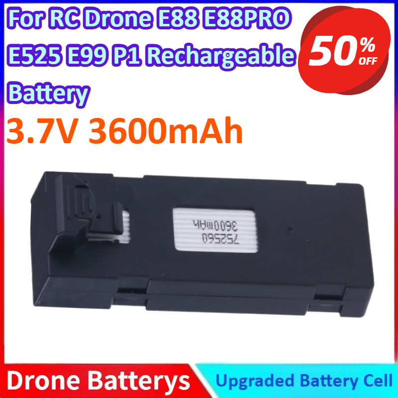 Rc Drone E88 - 3.7 فولت 3600 مللي أمبير بطارية