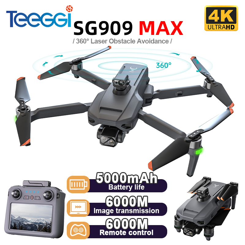 Drone Rc Foldable - طائرة بدون طيار Teeggi SG909 MAX