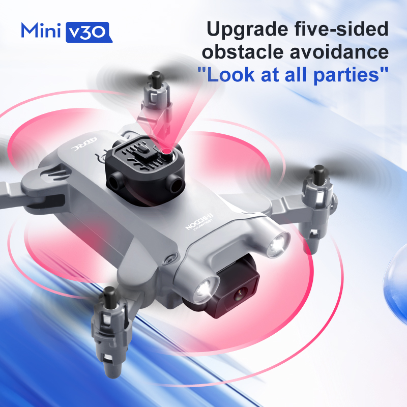 طائرة بدون طيار صغيرة V30 WiFi - مراجعة Drone Rc Foldable وسعره