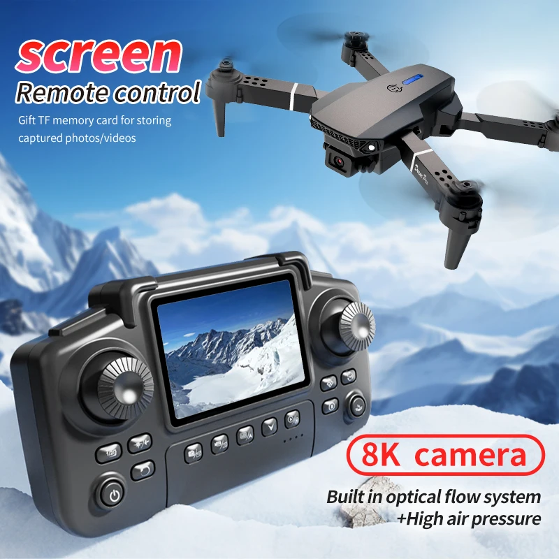 طائرة بدون طيار احترافية E88 P - مراجعة Drone Rc Foldable وسعره
