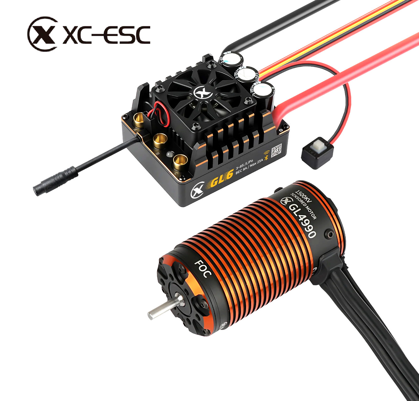 محرك XC COMBO FOC CRAWLER بدون - مراجعة Esc 4In1 Brushless وسعره