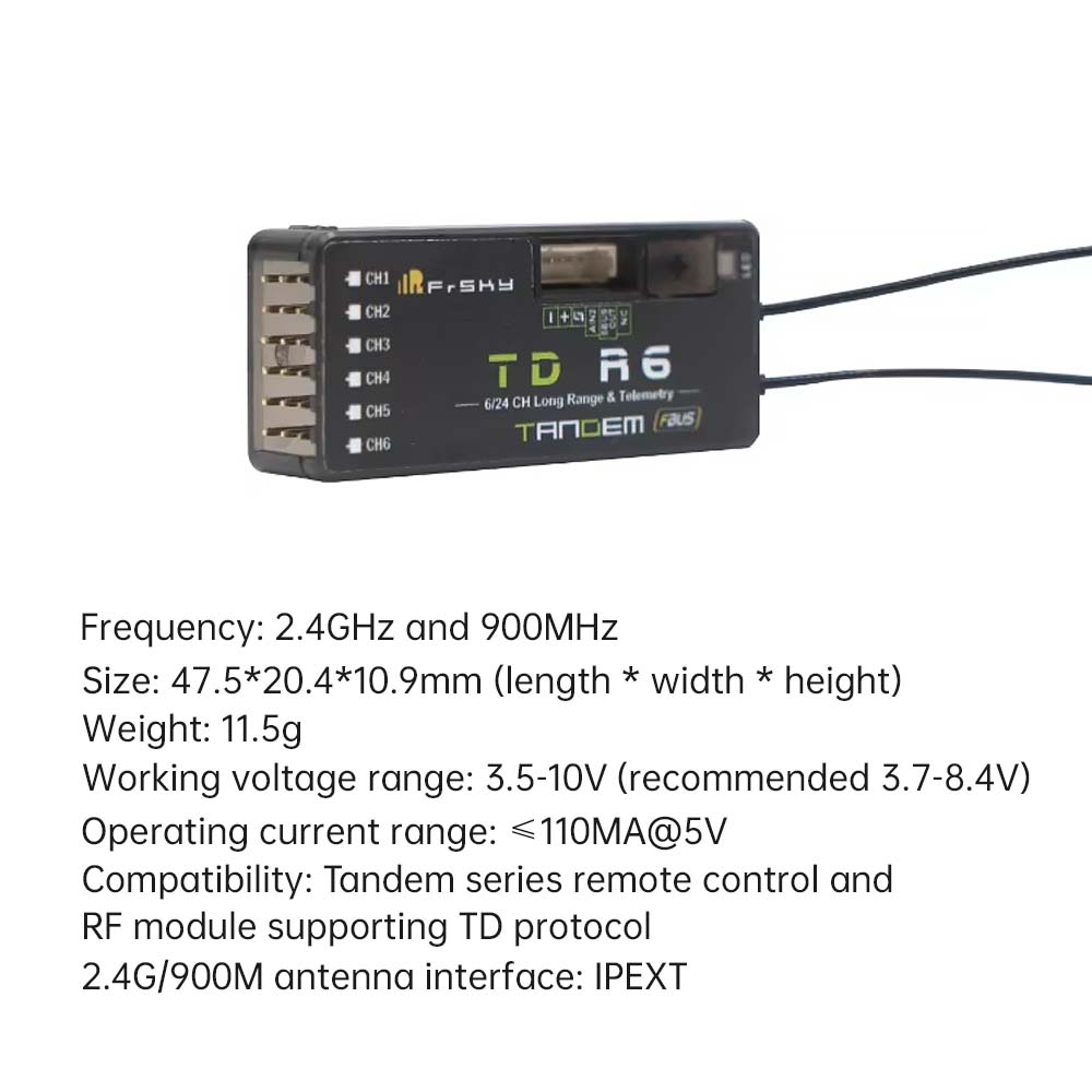 جهاز استقبال FrSky TD R6 ثنائي - مراجعة Frsky Receiver Module وسعره