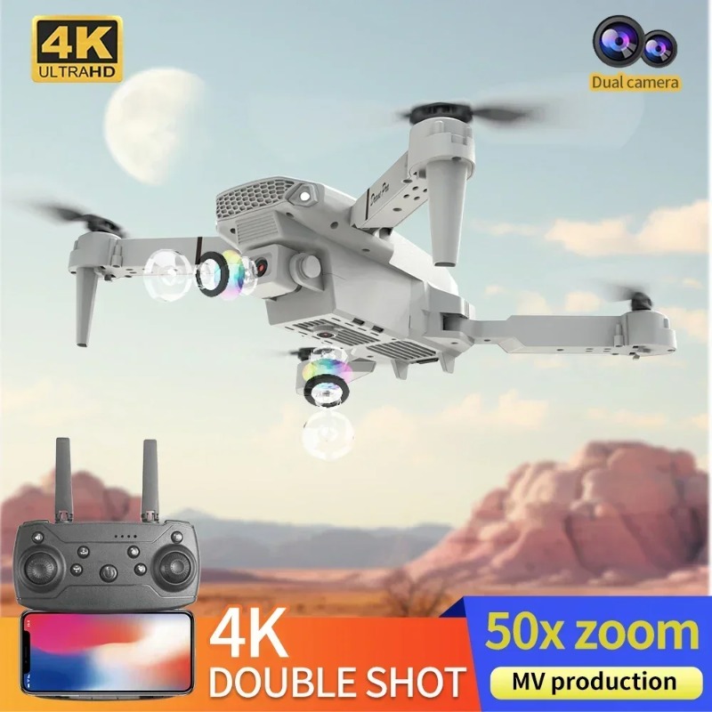 طائرة بدون طيار صغيرة E88 بكام - مراجعة Rc Drone E88 وسعره