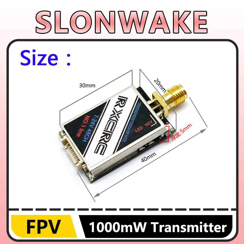 جهاز إرسال فيديو SLONWAKE 5.8G - مراجعة Drone Rc1 وسعره