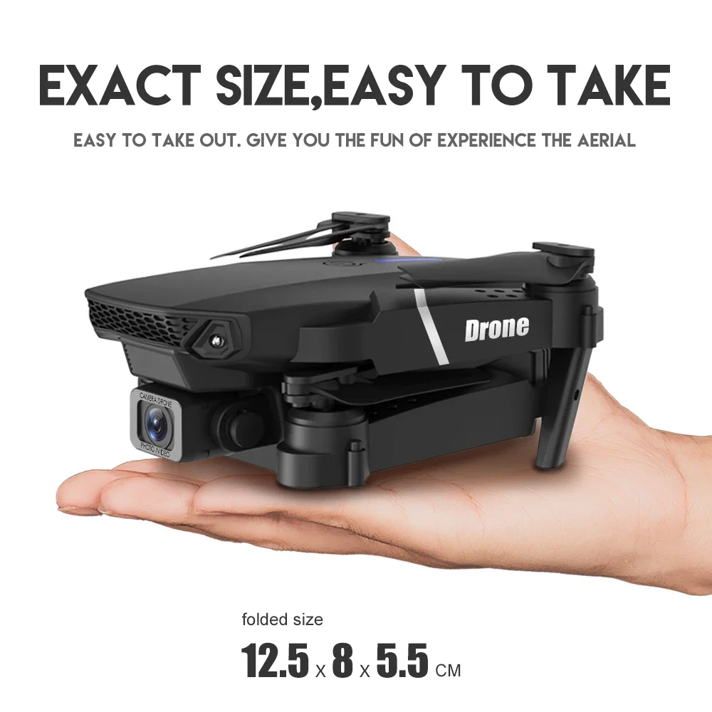 طائرة بدون طيار احترافية E88 4 - مراجعة Drone Rc Foldable وسعره
