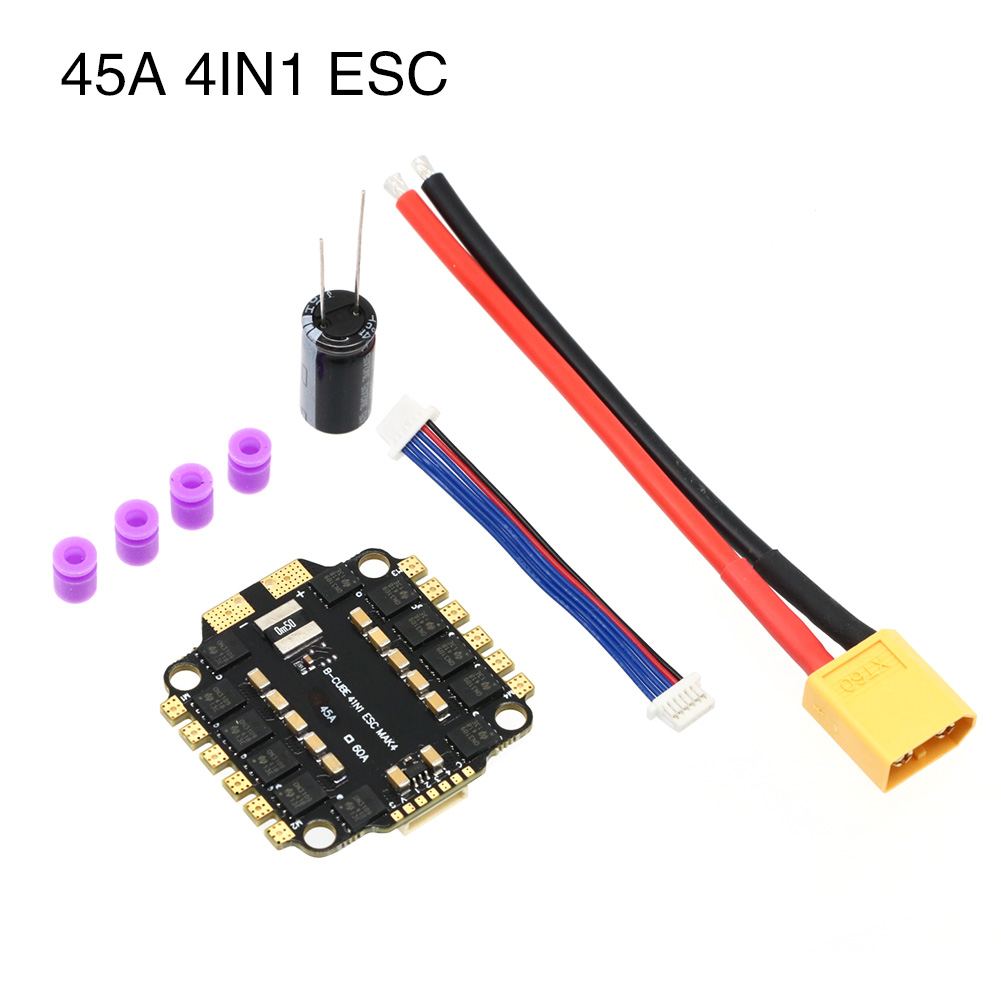 UAngel 4IN1 45A 60A ESC BLHELI - مراجعة Esc 4In1 Brushless وسعره