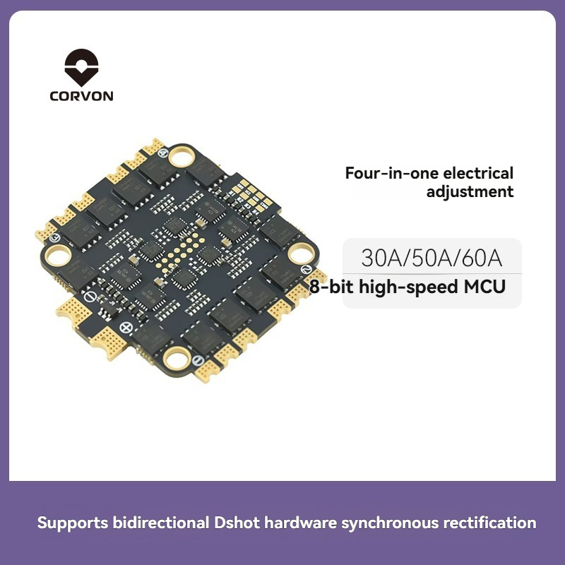 CORVON 8bit 30A 50A6 0A 4in1 E - مراجعة Esc 4In1 Brushless وسعره