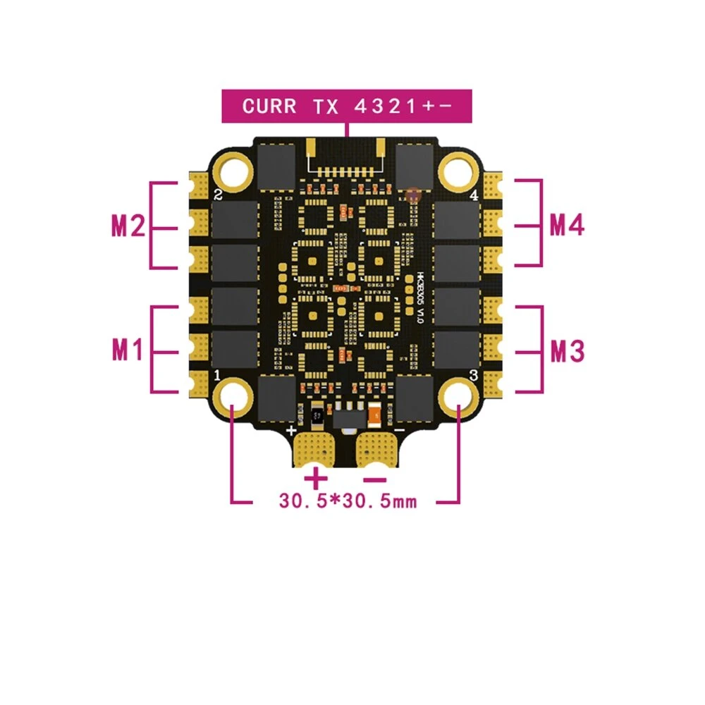 HAKRC 60A Blheli_32 2-6S 4 في  - مراجعة Esc 4In1 Brushless وسعره