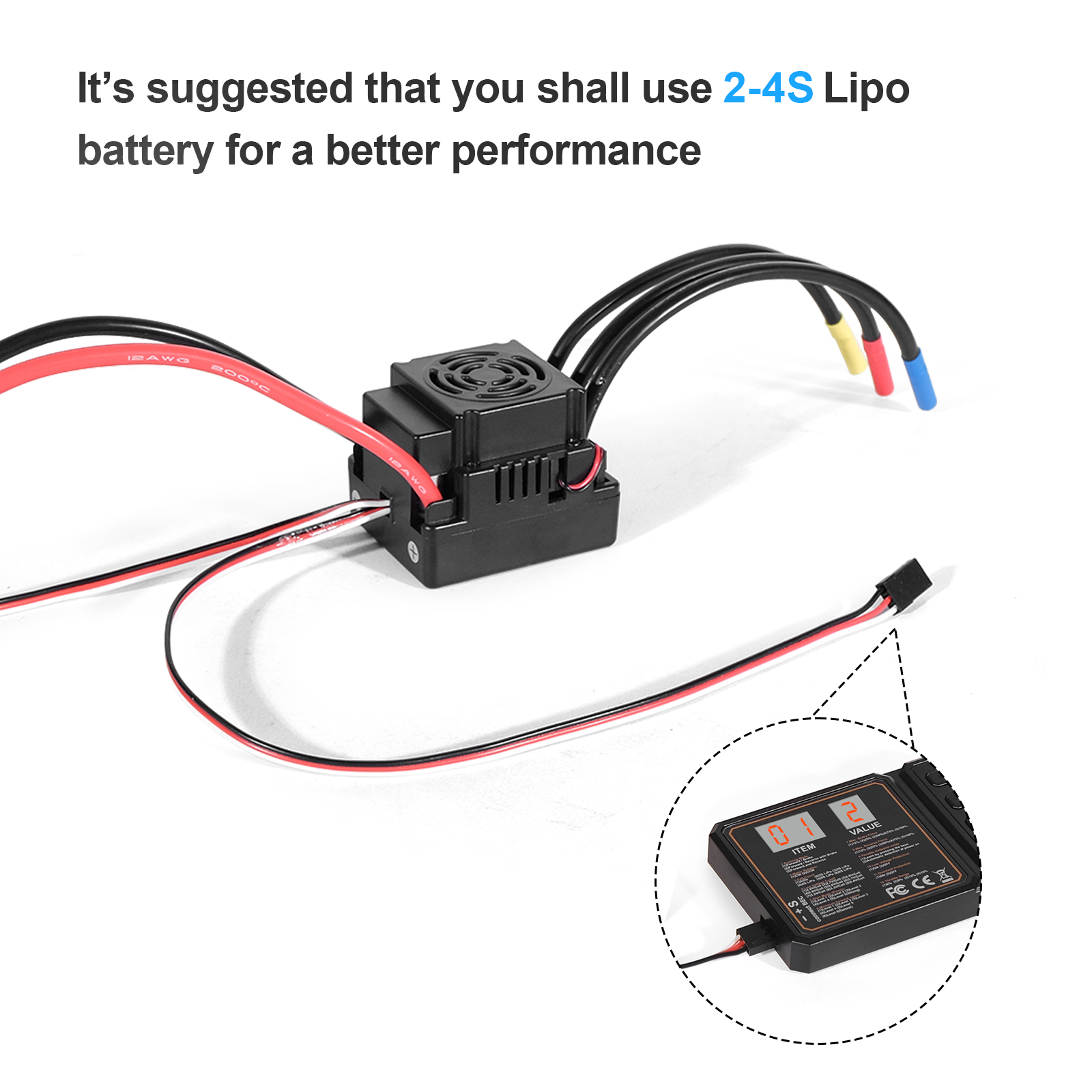 ترقية Sensorless 60A 80A 120A  - مراجعة Esc 4In1 Brushless وسعره