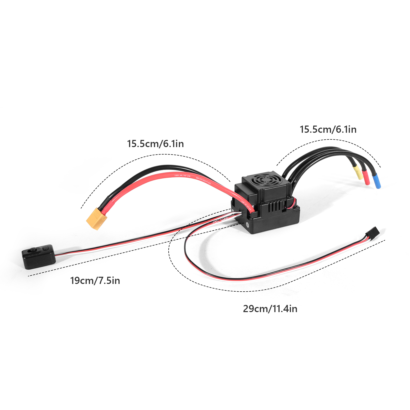ترقية Sensorless 60A 80A 120A  - مراجعة Esc 4In1 Brushless وسعره
