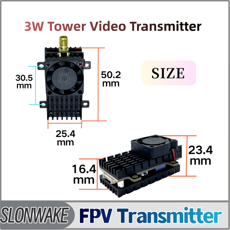SLONWAKE 5.8G 3000mW محاكاة VT - مراجعة Drone Rc Airplane وسعره