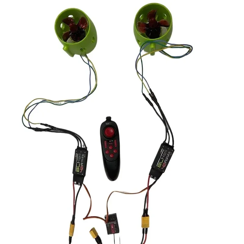 طقم محرك نفاث للتحكم عن بعد لق - مراجعة Esc 4In1 Brushless وسعره