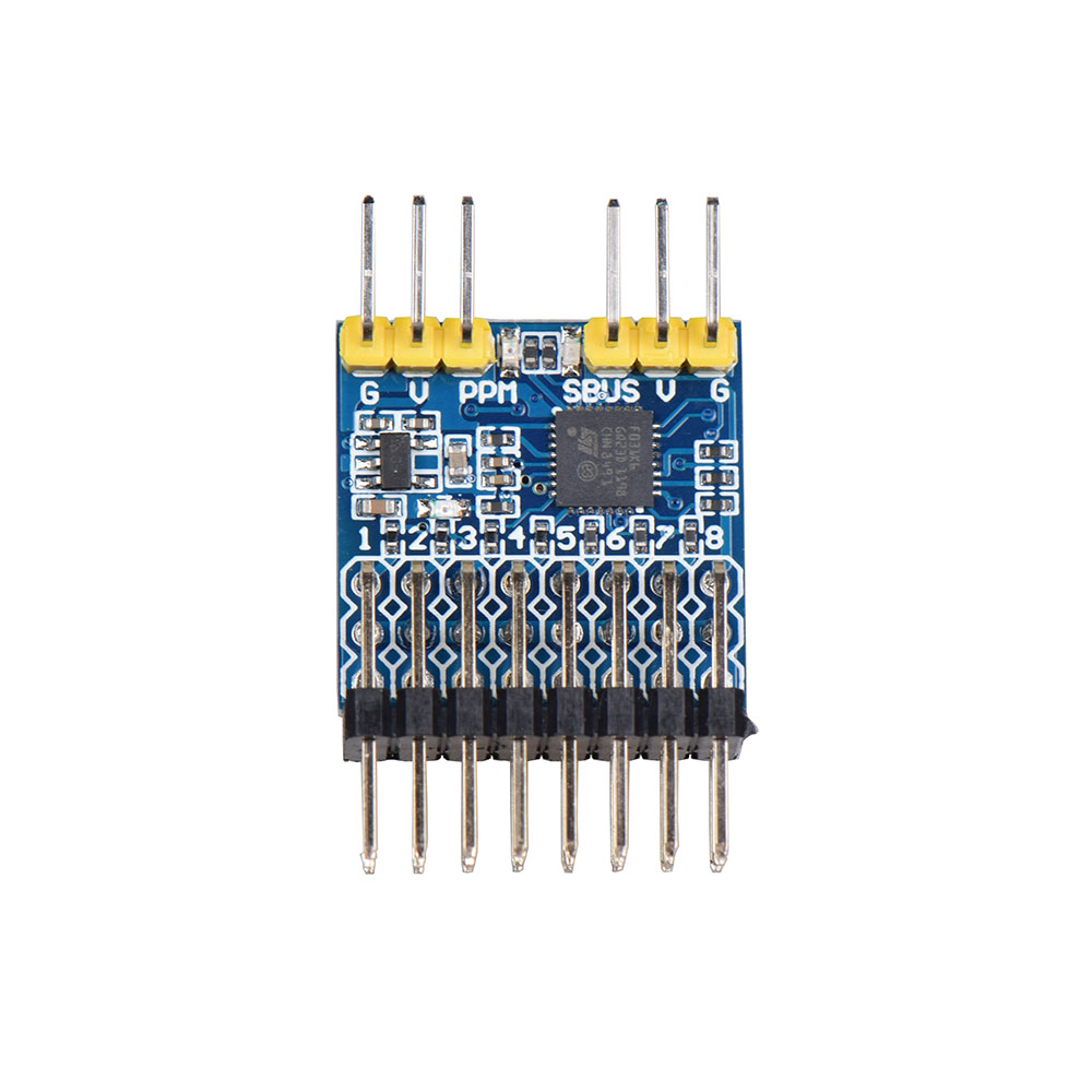 JHEMCU SPP-SBUS 8CH SPP محول 1 - مراجعة Frsky Receiver Module وسعره