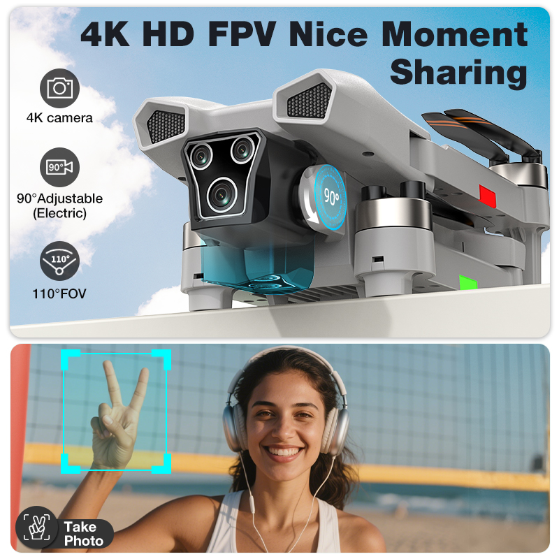 طائرة بدون طيار L017 Pro جديدة - مراجعة Drone Rc Foldable وسعره