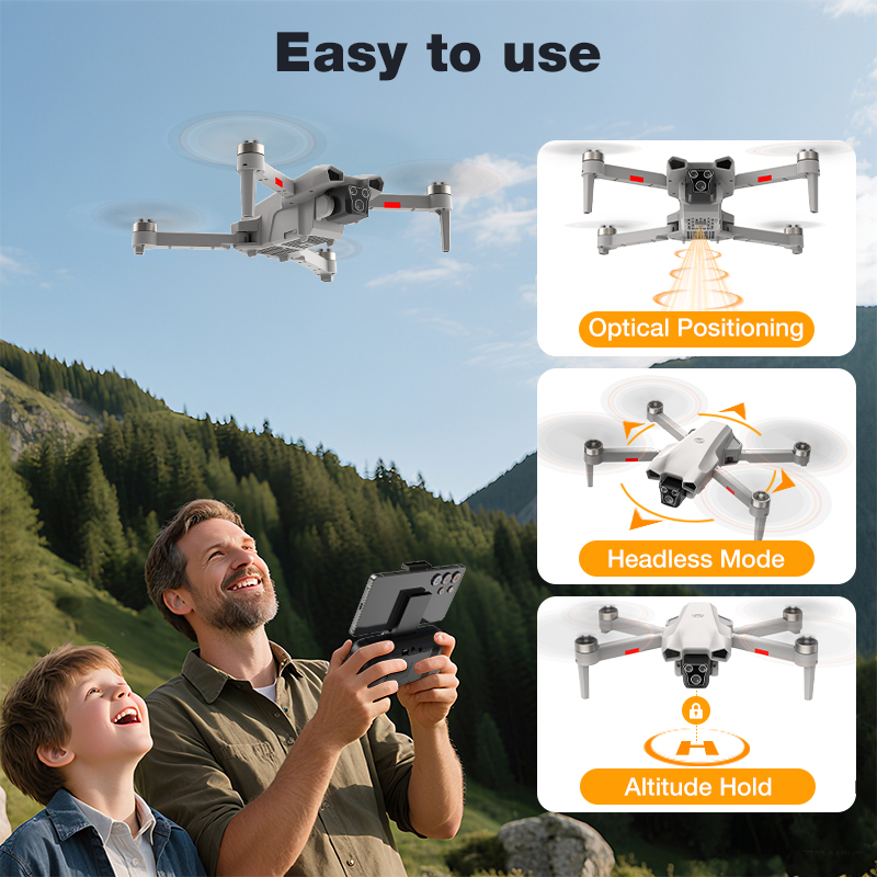 طائرة بدون طيار L017 Pro جديدة - مراجعة Drone Rc Foldable وسعره