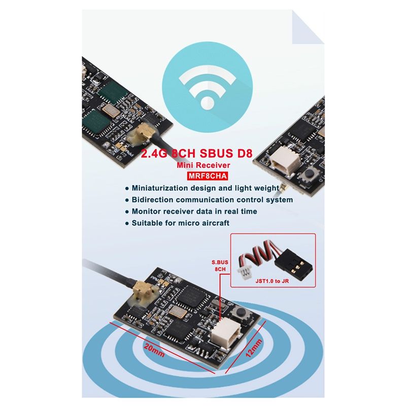 وحدة استقبال A29F-MRF8CHA 2.4G - مراجعة Frsky Receiver Module وسعره