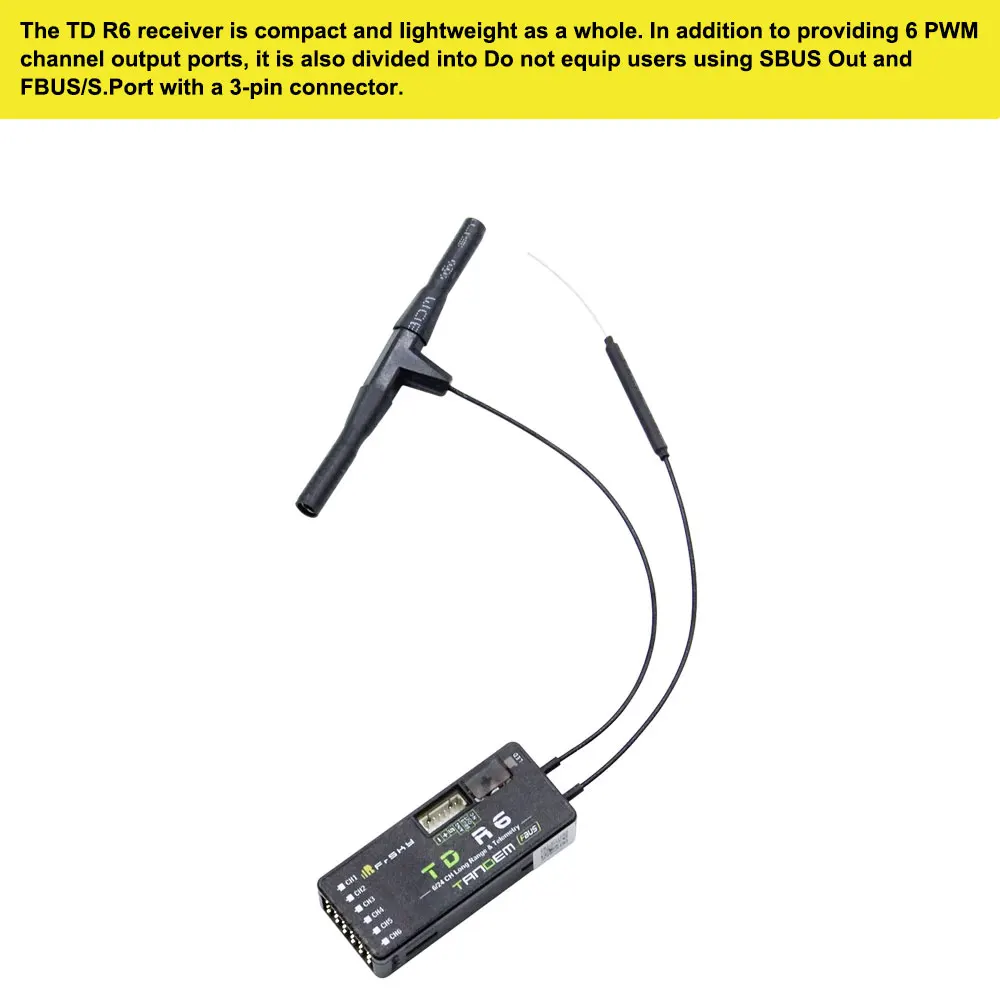 جهاز استقبال FrSky TD R6 2.4G/ - مراجعة Frsky Receiver Module وسعره