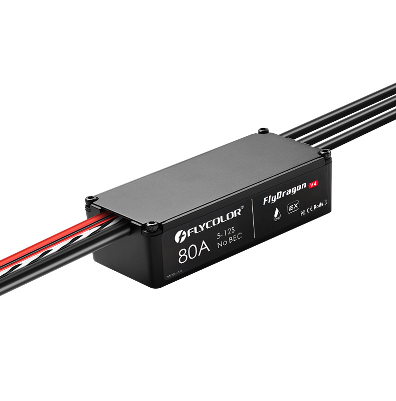 Flycolor FlyDragon 80A V4 ESC  - مراجعة Drone Rc V4 وسعره