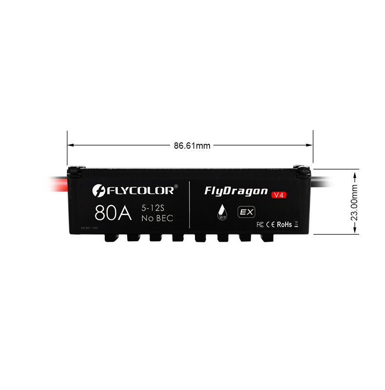Flycolor FlyDragon 80A V4 ESC  - مراجعة Drone Rc V4 وسعره