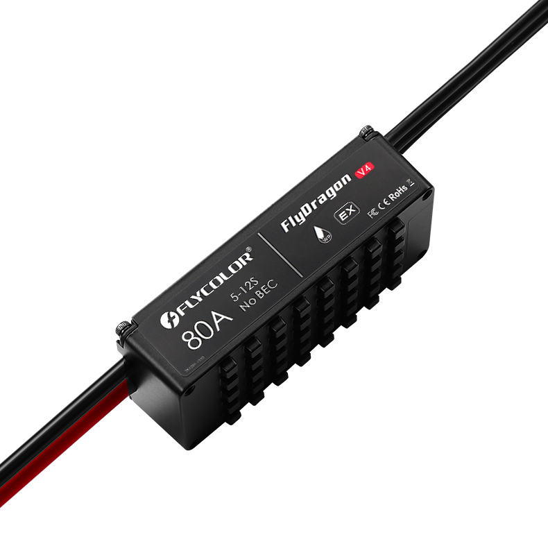 Flycolor FlyDragon 80A V4 ESC  - مراجعة Drone Rc V4 وسعره