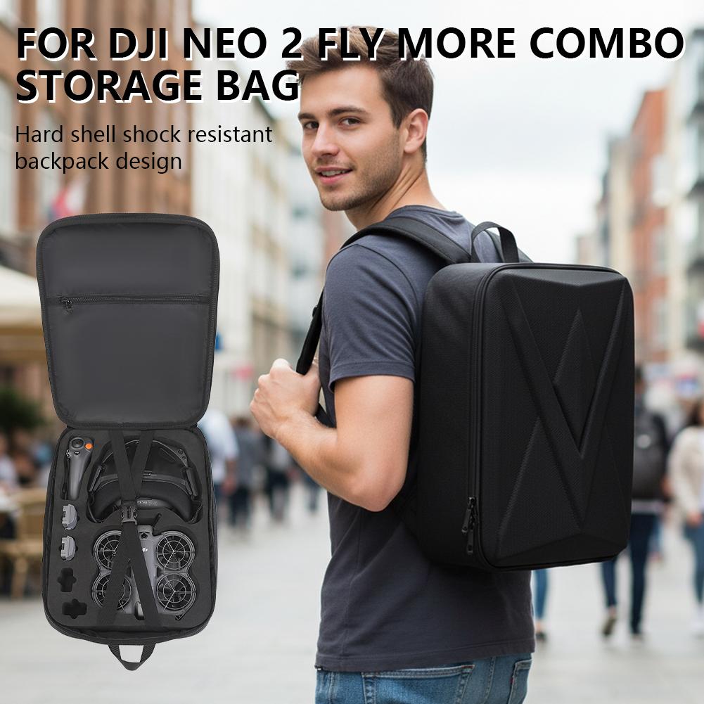 حقيبة ظهر صلبة لـ DJI NEO 2 حق - مراجعة Drone Carrying Bag وسعره