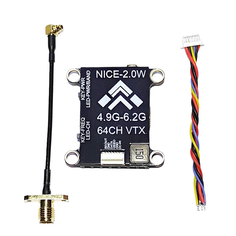 جهاز إرسال فيديو B68A 5.8G 2W  - مراجعة Drone Without Rc وسعره